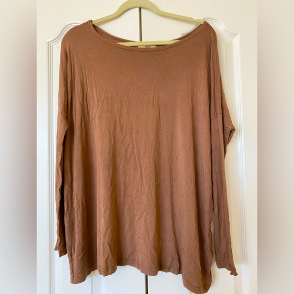 Piko Long Sleeve Flowy Top - Picture 1 of 5